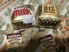 ROUND1 ミルクチョコとビスケット　チロルチョコぬいぐるみマスコット