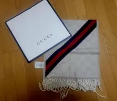 【美品】GUCCI GGパターン マフラー