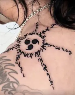 NARUTO サスケ 呪印 タトゥーシール 5枚セット