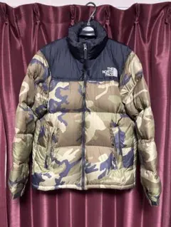 THE NORTH FACE ノベルティヌプシジャケット ウッドランドカモ　L