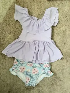 petit main フリル水着 110cm