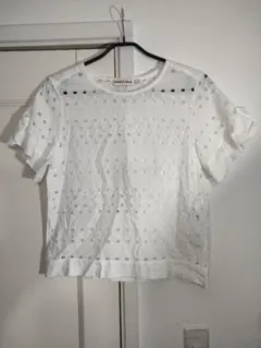 希少✦SeeByChloeシーバイクロエ　カットワーク刺繍フリルトップスのサムネイル