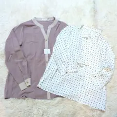 【新品】ハニーズ　ブラウス2枚セット　ボウタイブラウス