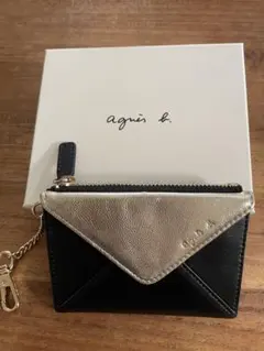 agnès b. フラグメントケース ブラック✖️ゴールド