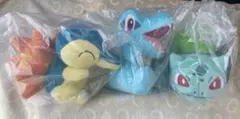ポケモン一番くじ30周年C賞フシギダネD賞ヒノアラシ ワニノコSET