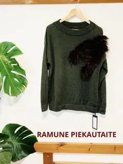 RAMUNE PIEKAUTAITE♢ファー付モヘアニット size36