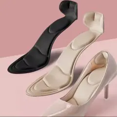 低反発インソール（女性用ハイヒール対応）滑り止め・快適通気性・ヒール保護