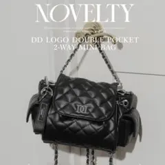 darich DDロゴダブルポケット2wayミニバッグ　キーチェーン セット