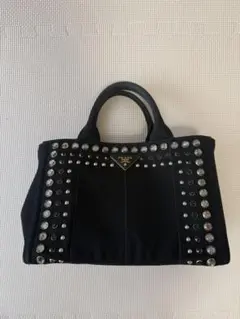 PRADA カナパバッグ ビジュー　送料無料