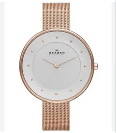 SKAGEN DENMARK 腕時計 ローズゴールド メッシュベルトのサムネイル