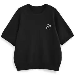 GRL ビジューブローチ付きニットトップス