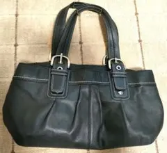 COACH/コーチ F13732 レザー プリーテッド ソーホー トートバッグ