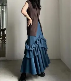 AMERI CREPE VOLUME GATHER SKIRTのサムネイル