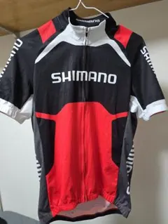 SHIMANO サイクルジャージ 赤 Mサイズのサムネイル