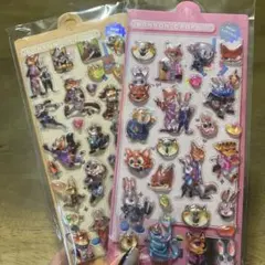 ズートピア２ ウォータードロップシール 2点セット