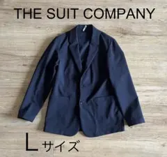 【春夏用】THE SUIT COMPANY ジャケット ネイビー Lサイズのサムネイル