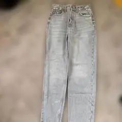 ZARA ライトブルー ストレートレッグデニム