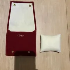 Cartier カルティエ ジュエリー／時計用 トラベルポーチ クッション付き