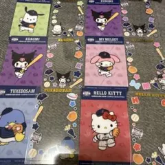 侍ジャパン×サンリオくじ　クリアカードまとめ売りセット