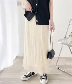 クラシカルエルフ classicalelf プリーツロング スカート マタニティ