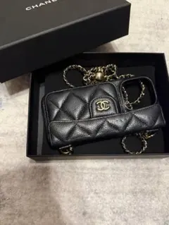 CHANEL スマホショルダーケースiPhone16Pro