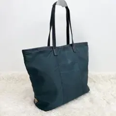 PRADA　トートバッグ　ハンドバッグ　三角ロゴプレート　レザー　ナイロン