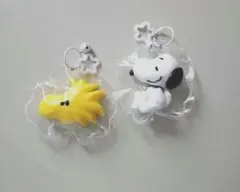 スクイーズ キーホルダー スヌーピー ＆ ウッドストック