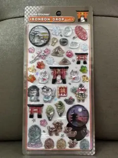 ボンボンドロップシール 和柄 古都巡り【正規品】レア