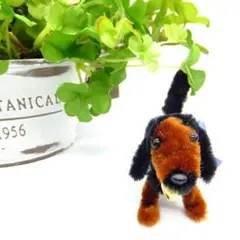 ミニチュアダックスフンド　モールドッグ　モールアート