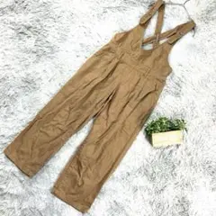 美品❗️【THE EMPORIUM】ジエンポリアム サロペット(M)茶色