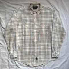 【90s】三つ星タグ RRL ネルシャツ フェード チェック ヘビネル