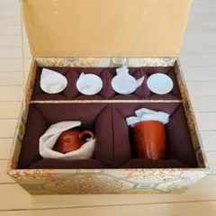 中国　茶道具セット 陶器製
