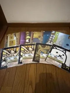 一番くじ にゃんこ大戦争 みんなでペリペリするにゃF賞、I賞セット