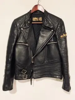 70'S ERBOユーロヴィンテージ レザーライダースジャケット カフェレーサー