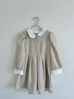 ベージュ フォーマルワンピース　100size