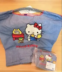 ☆新品☆国内購入 正規品 イエローレーベル 日焼けキティ デニム M
