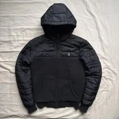 【現行】Ralph Lauren 中綿ジャケット スウェット 切り替え ブラック