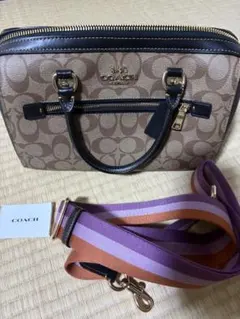 COACH ショルダーバッグ ブラウン/ブラック
