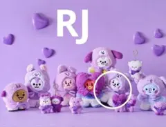 BT21 BTS RJ JIN ジン パープル ぬいぐるみ用フーディケープ