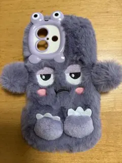 iPhone スマホケース モンスター ファー