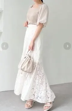 【新品未使用】RESEXXY リゼクシー ロングスカート 白