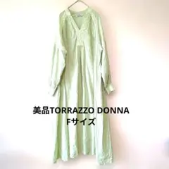 美品TORRAZZO DONNAレースリネン混ロングワンピース Fカフタン ​のサムネイル