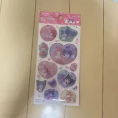 ポップデコパーティー わたあめカプセルシール My Melody Kuromi