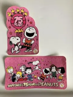 スヌーピー 75周年記念ステッカー