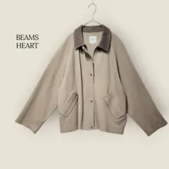BEAMS HEART ベージュ ジャケット M