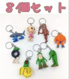 イタリアンブレインロット トゥントゥントゥンサフール キーホルダー8個セット