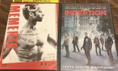 DVD メメント　インセプション　２枚セット　クリストファーノーラン　２枚セット