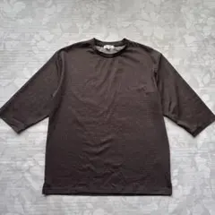 サ*キ様 THE SHOP TK チェック柄 七分袖カットソー XL ブラウンのサムネイル