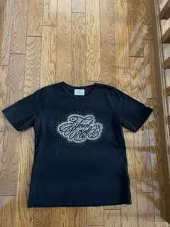 Treat urself ラインストーンロゴ Tシャツのサムネイル