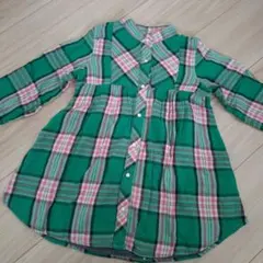 Daddy Oh Daddy チェック柄ワンピース 110